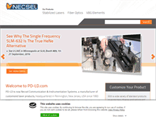 Tablet Screenshot of pd-ld.com